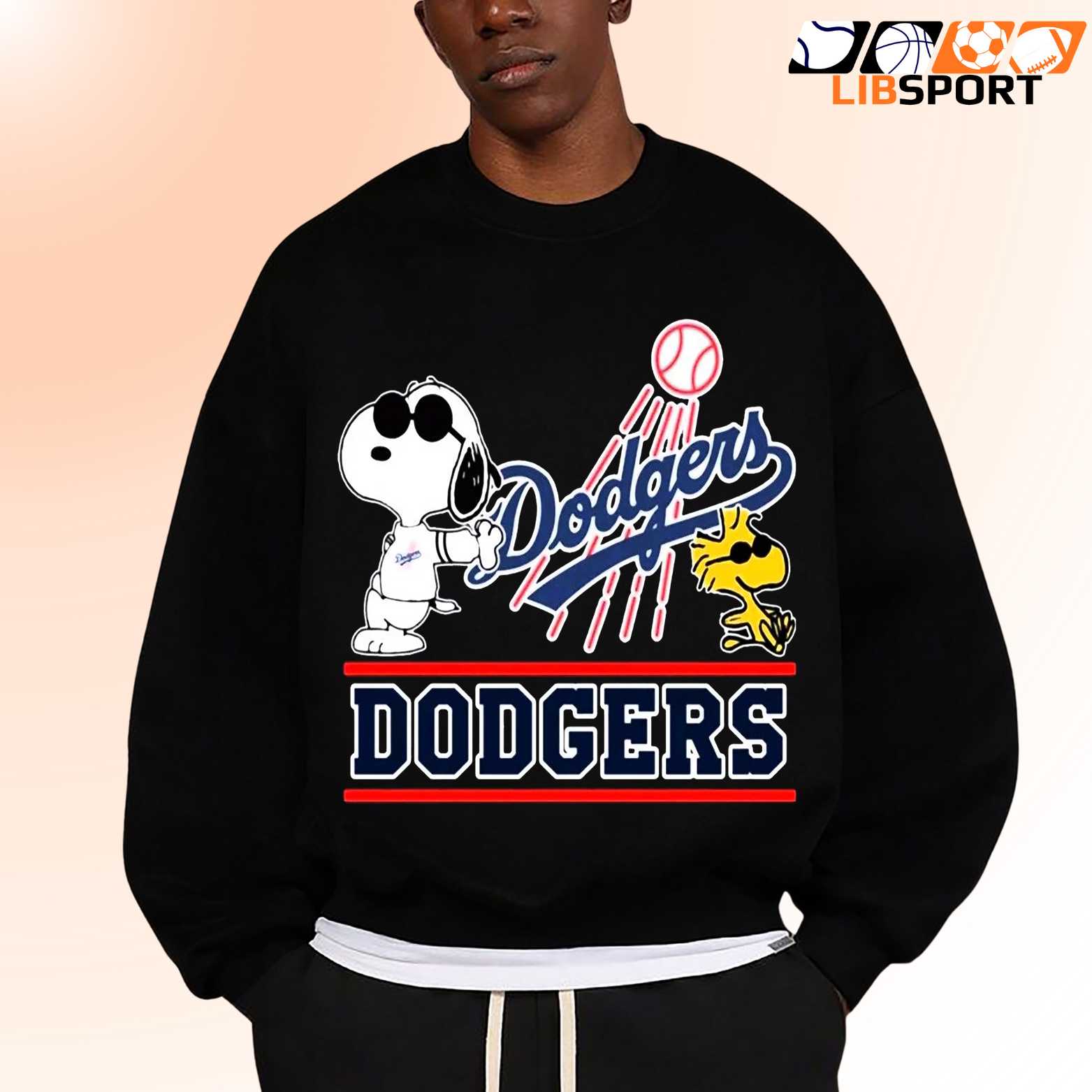 Los Angeles Dodgers Unisex T Shirt, Snoopy Vintage Tee